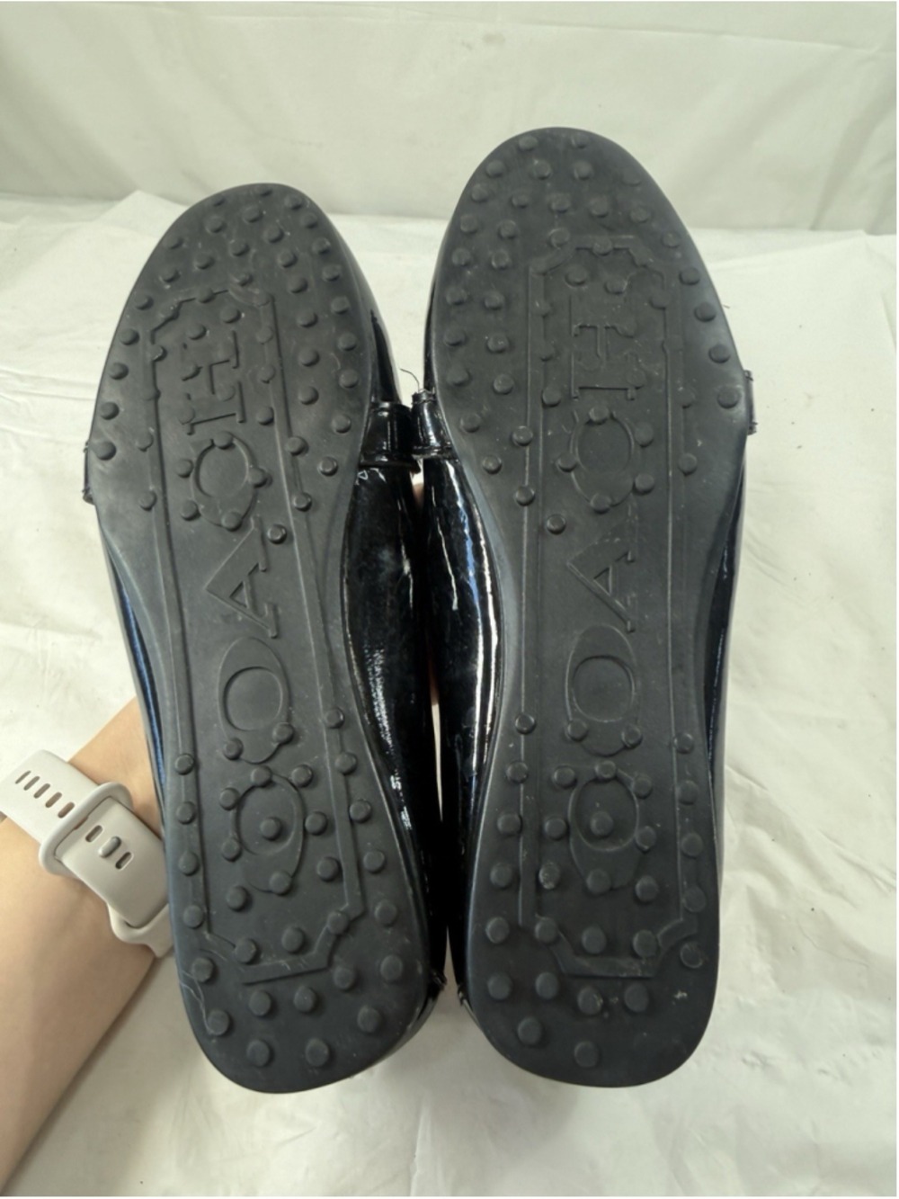 Vintage Coach FAYE 1941 Black patent Loafers size 7 B - Picture 3 of 14